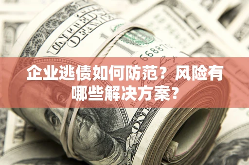 武汉企业逃债如何防范？风险有哪些解决方案？