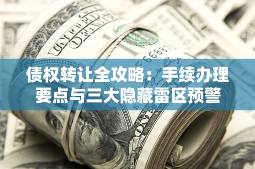 武汉债权转让全攻略：手续办理要点与三大隐藏雷区预警