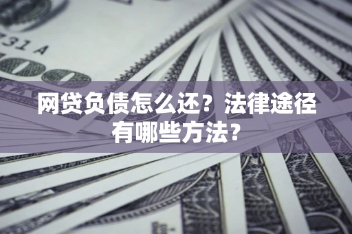 武汉网贷负债怎么还？法律途径有哪些方法？