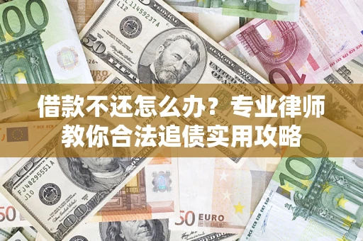 武汉借款不还怎么办？专业律师教你合法追债实用攻略