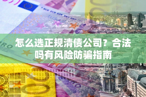 武汉怎么选正规清债公司？合法吗有风险防骗指南